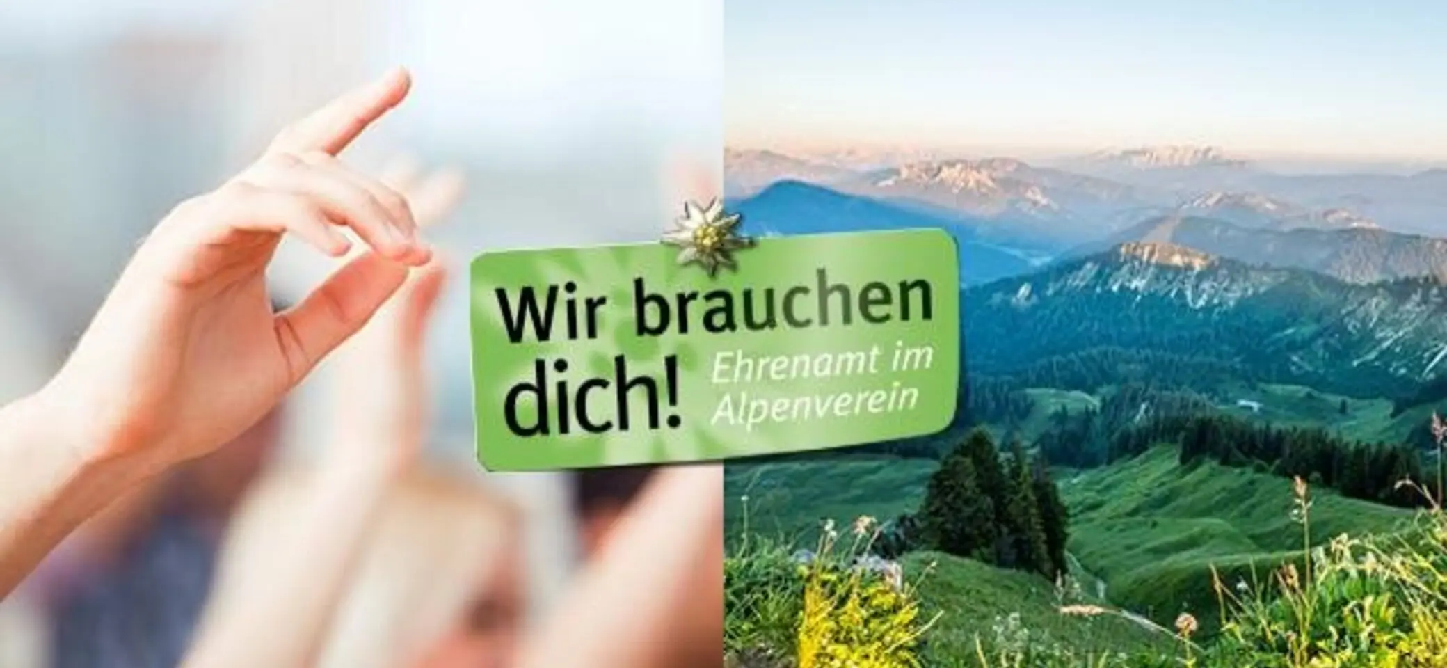 Ehrenamtsbanner DAV | © DAV München