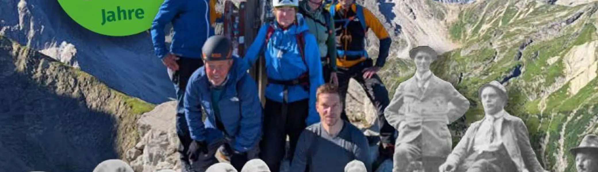 BergAktiv Titelbild 2026 Sektionsjubiläum Alte und neue Bergsportbilder | © DAV Sektion Fulda