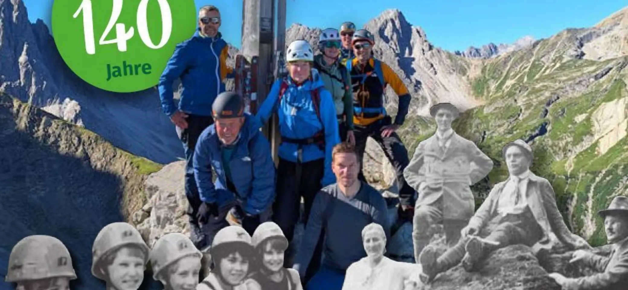 BergAktiv Titelbild 2026 Sektionsjubiläum Alte und neue Bergsportbilder | © DAV Sektion Fulda