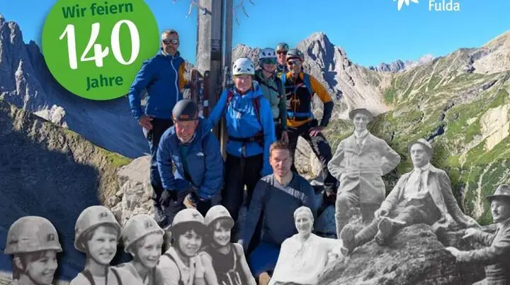 BergAktiv Titelbild 2026 Sektionsjubiläum Alte und neue Bergsportbilder | © DAV Sektion Fulda