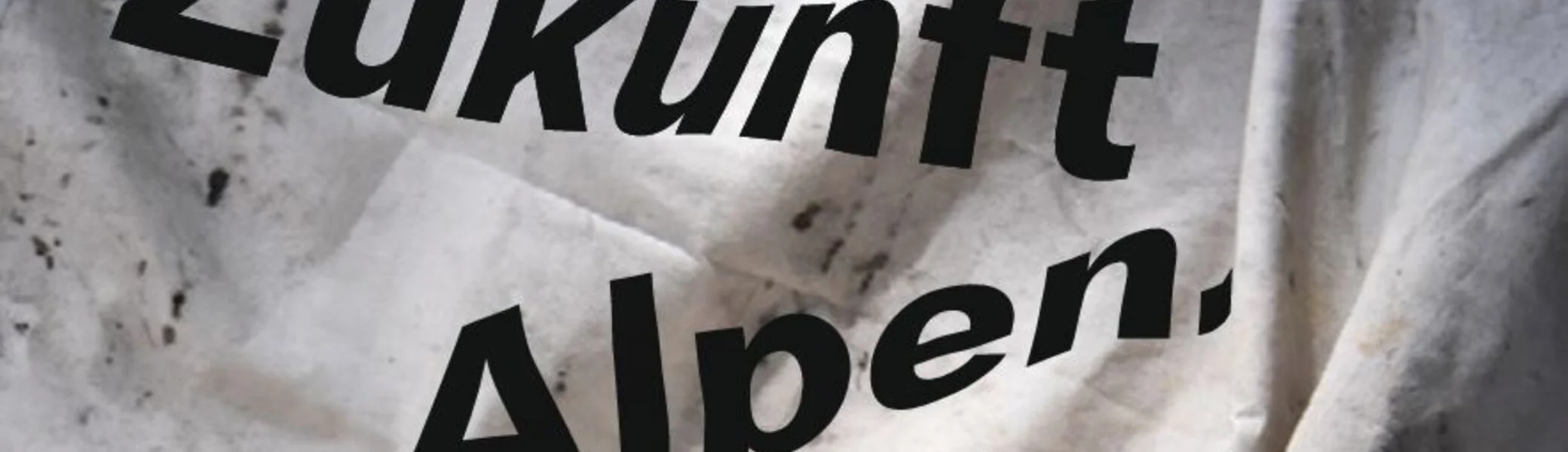 Plakat Wanderausstellung Zukunft Alpen | © Deutscher Alpenverein e.V.