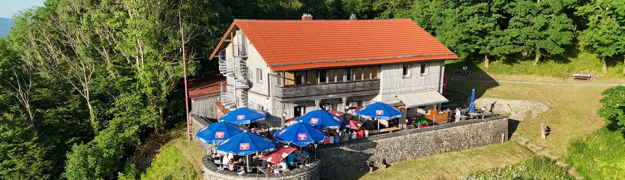 Enzianhütte, Weiherberg, Rhön, Gebäudeansicht | © DAV Sektion Fulda/Johannes Schmidt