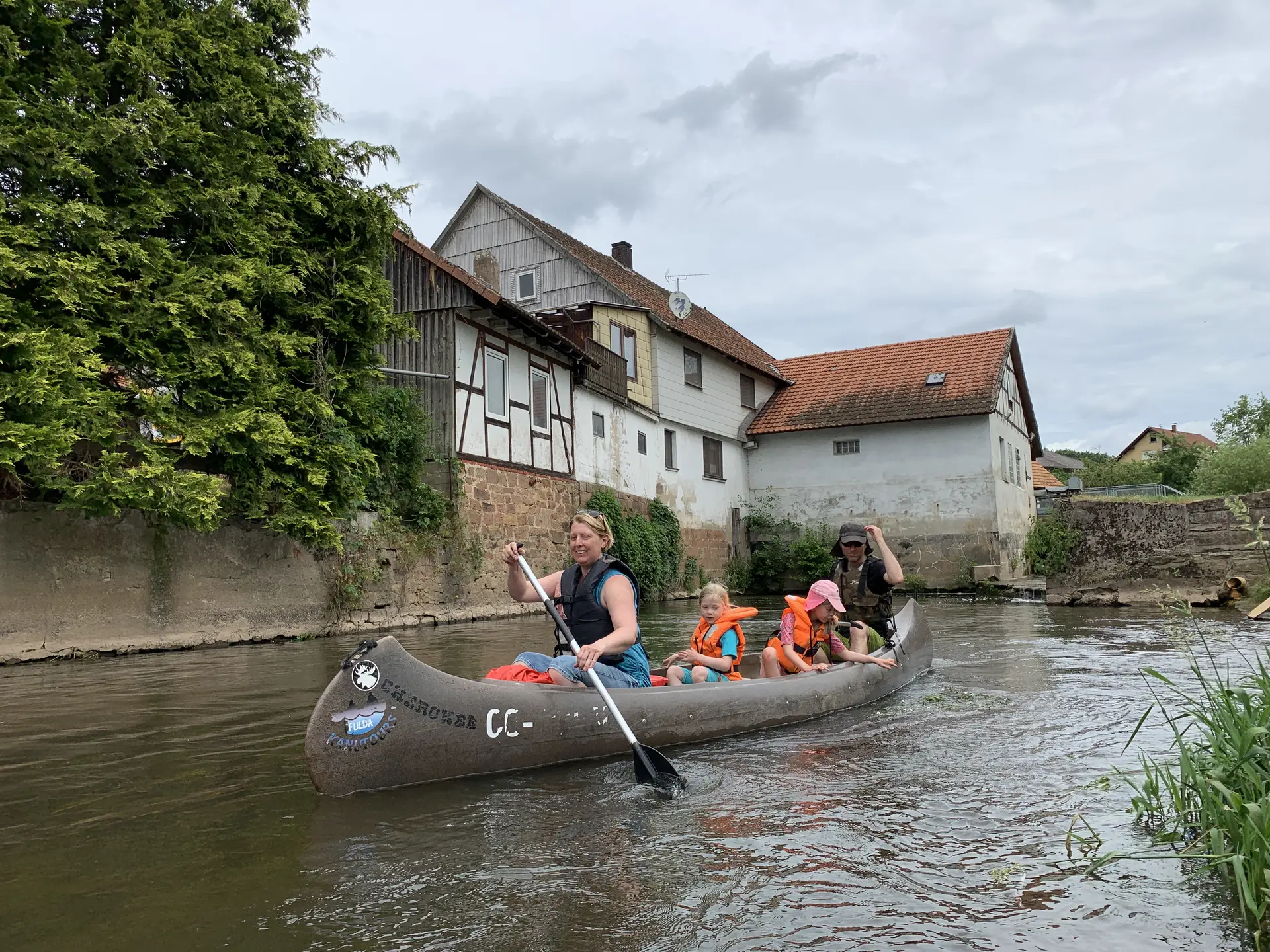 Familiengruppe, Kanutour | © DAV Fulda