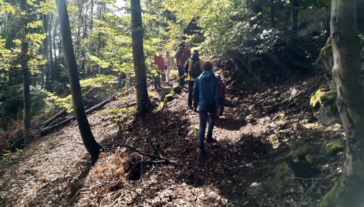 Familiengruppe Herbstwandern in Franken | © DAV Sektion Fulda