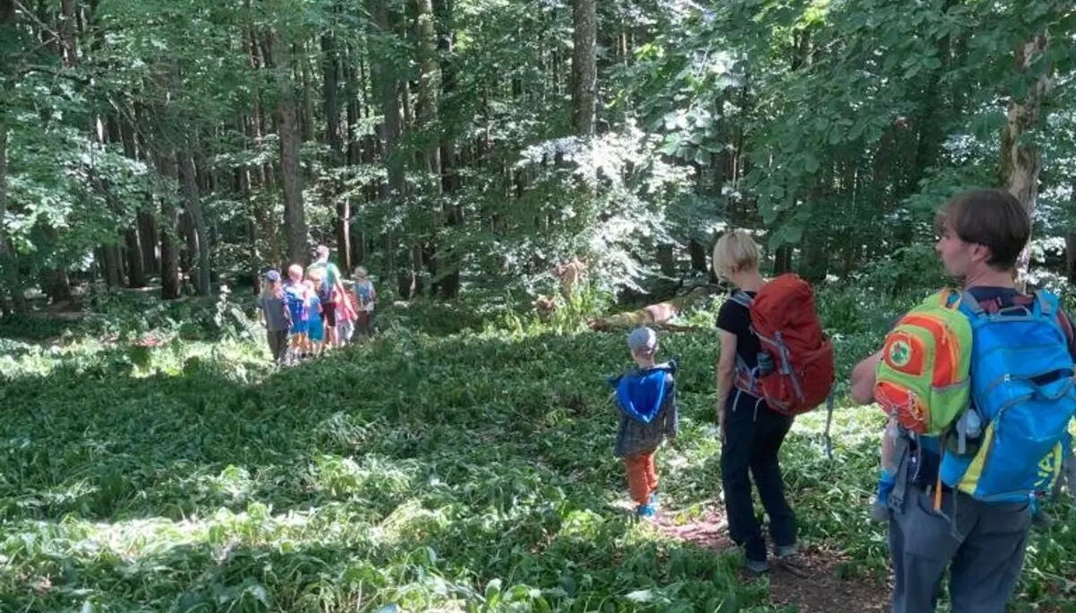 DAV Familiengruppe Wanderung Lösershag | © DAV Sektion Fulda