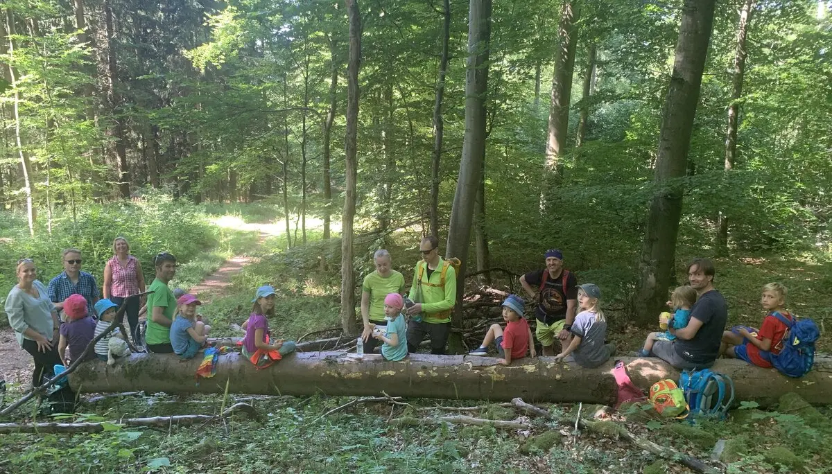 DAV Familiengruppe Wanderung Lösershag | © DAV Sektion Fulda