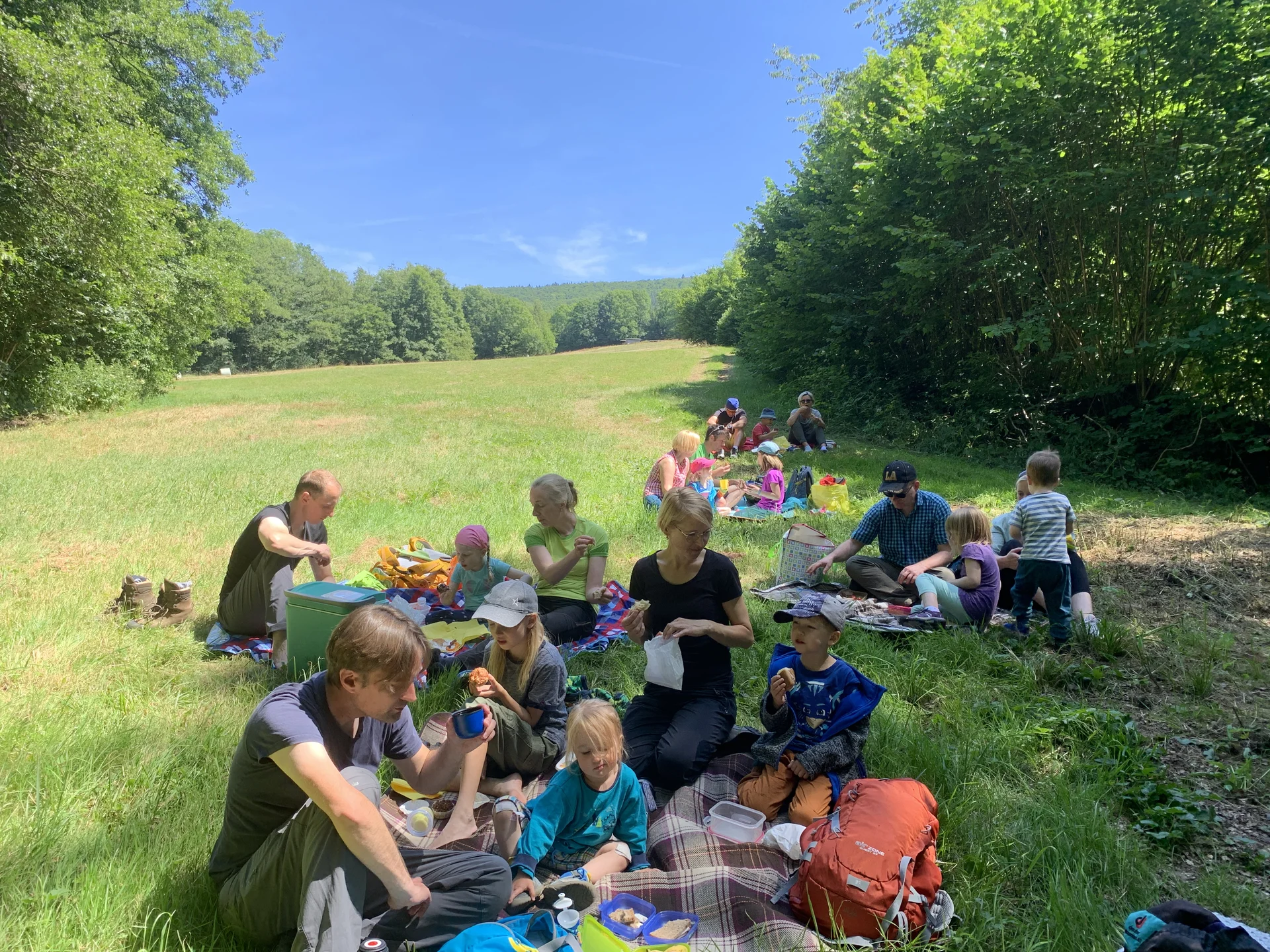 DAV Familiengruppe Wanderung Lösershag | © DAV Sektion Fulda