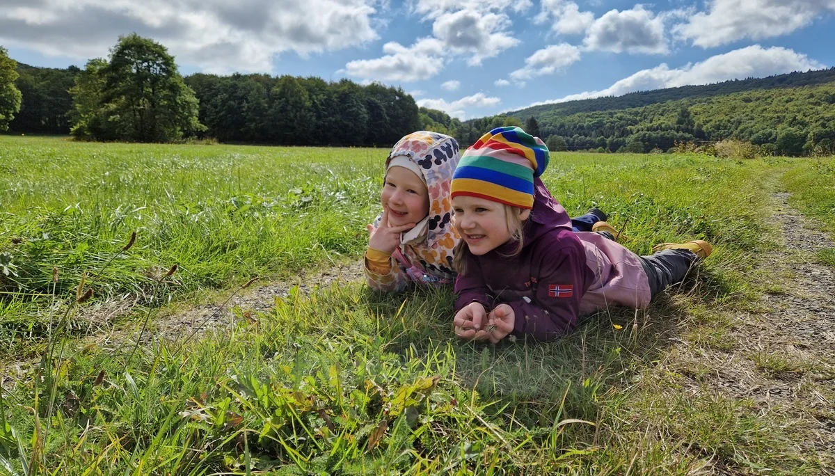 Unsere Familiengruppe unterwegs mit den Rhönrangern | © DAV Sektion Fulda