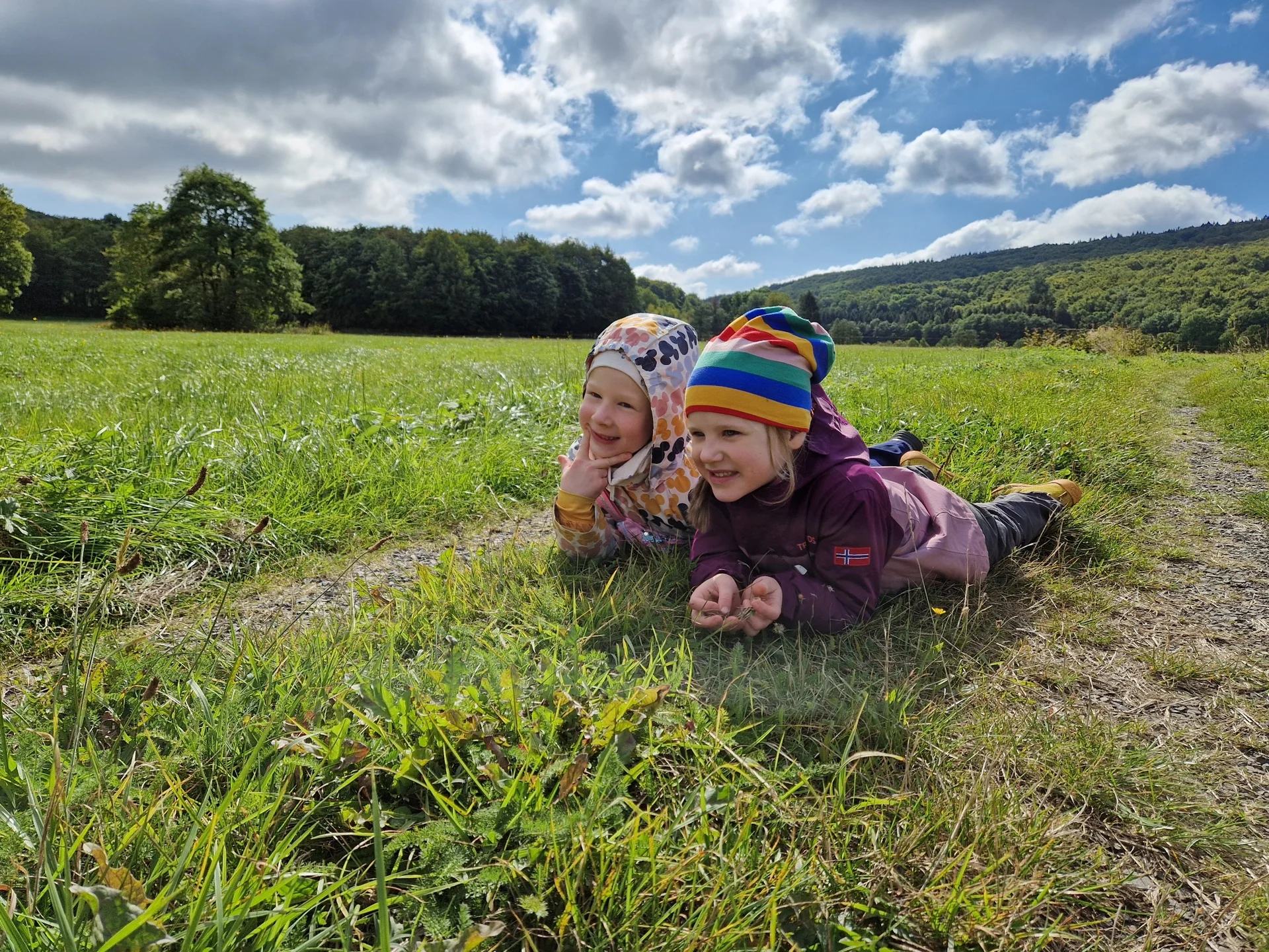 Unsere Familiengruppe unterwegs mit den Rhönrangern | © DAV Sektion Fulda