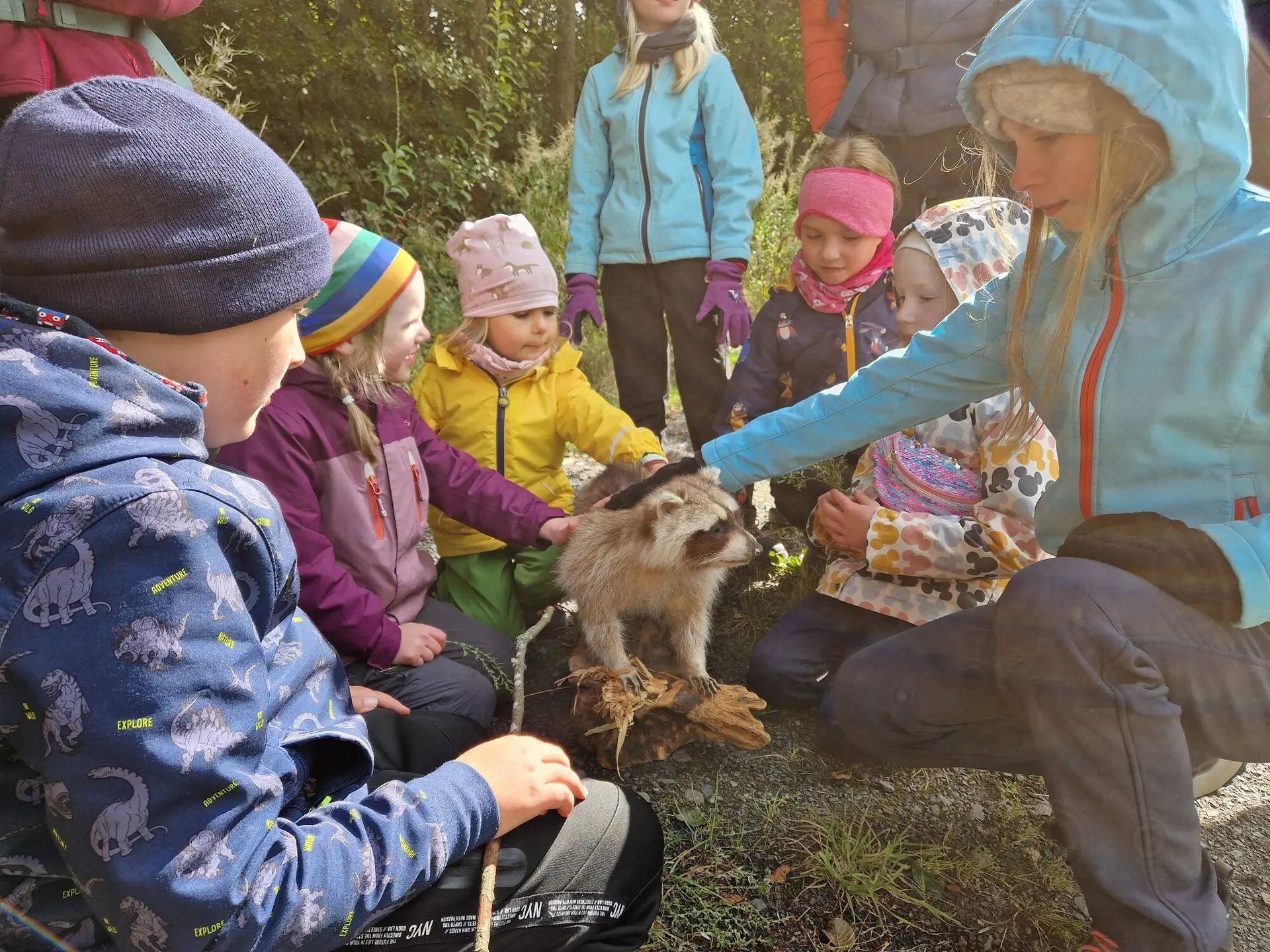 Unsere Familiengruppe unterwegs mit den Rhönrangern | © DAV Sektion Fulda