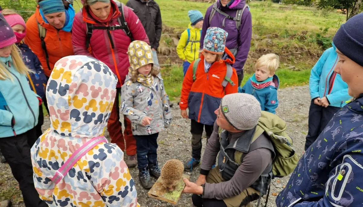 Unsere Familiengruppe unterwegs mit den Rhönrangern | © DAV Sektion Fulda