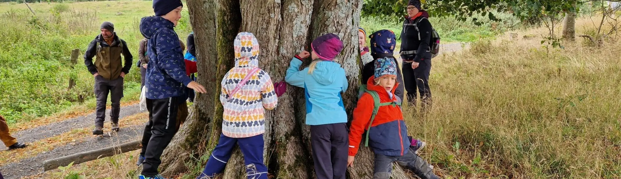 Unsere Familiengruppe unterwegs mit den Rhönrangern | © DAv Sektion Fulda