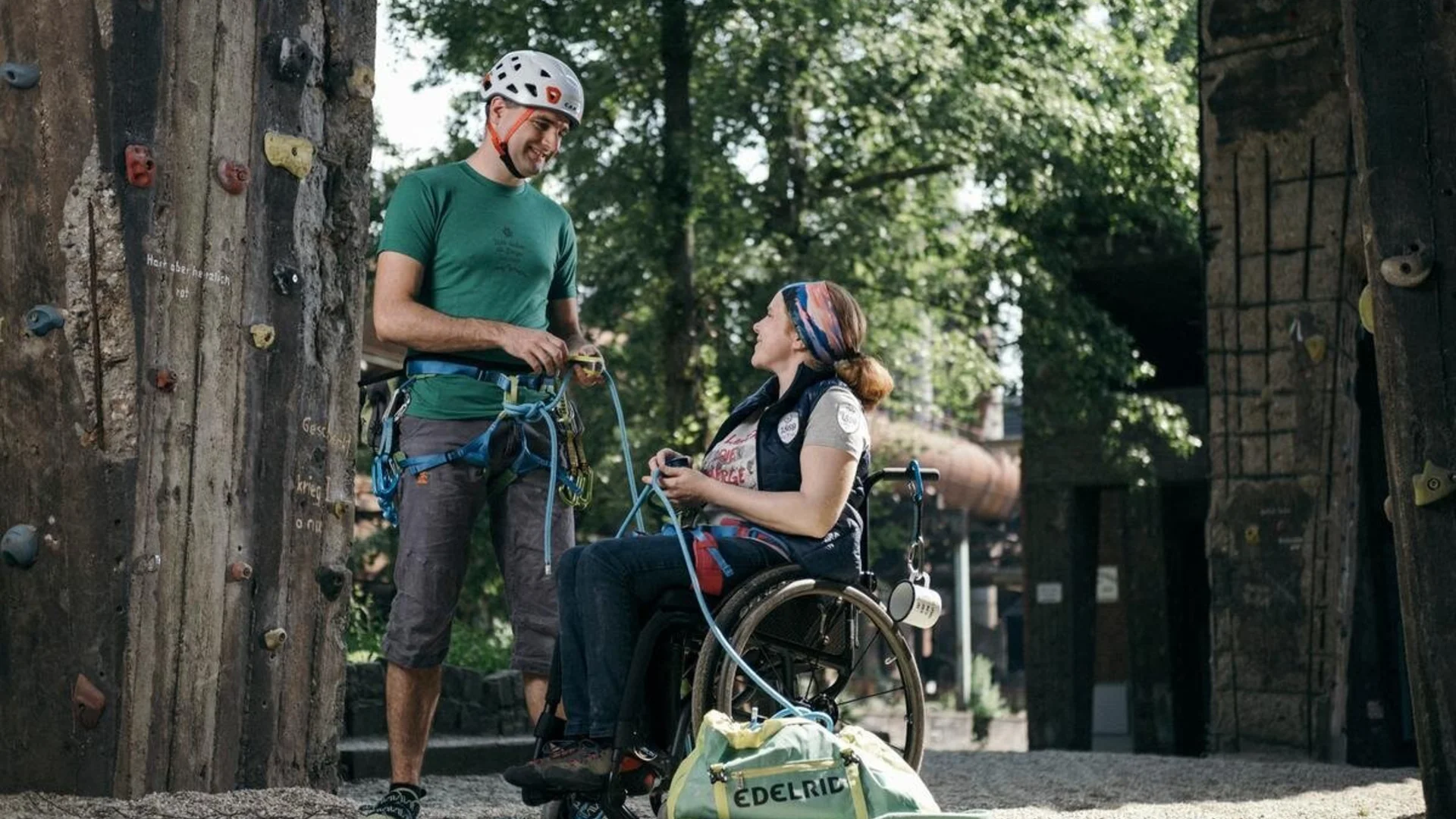 Inklusives Klettern | © DAV München, Bernhard Schinn