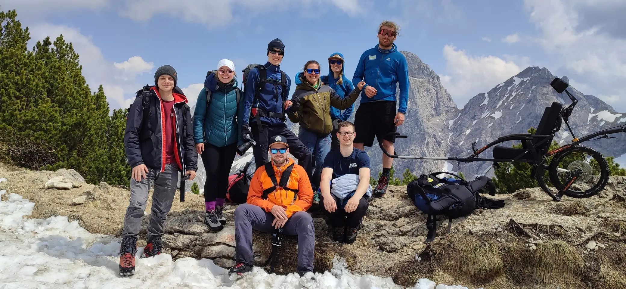 Inklusive Hüttentour der JDAV Fulda Gruppenbild | © DAV Sektion Fulda