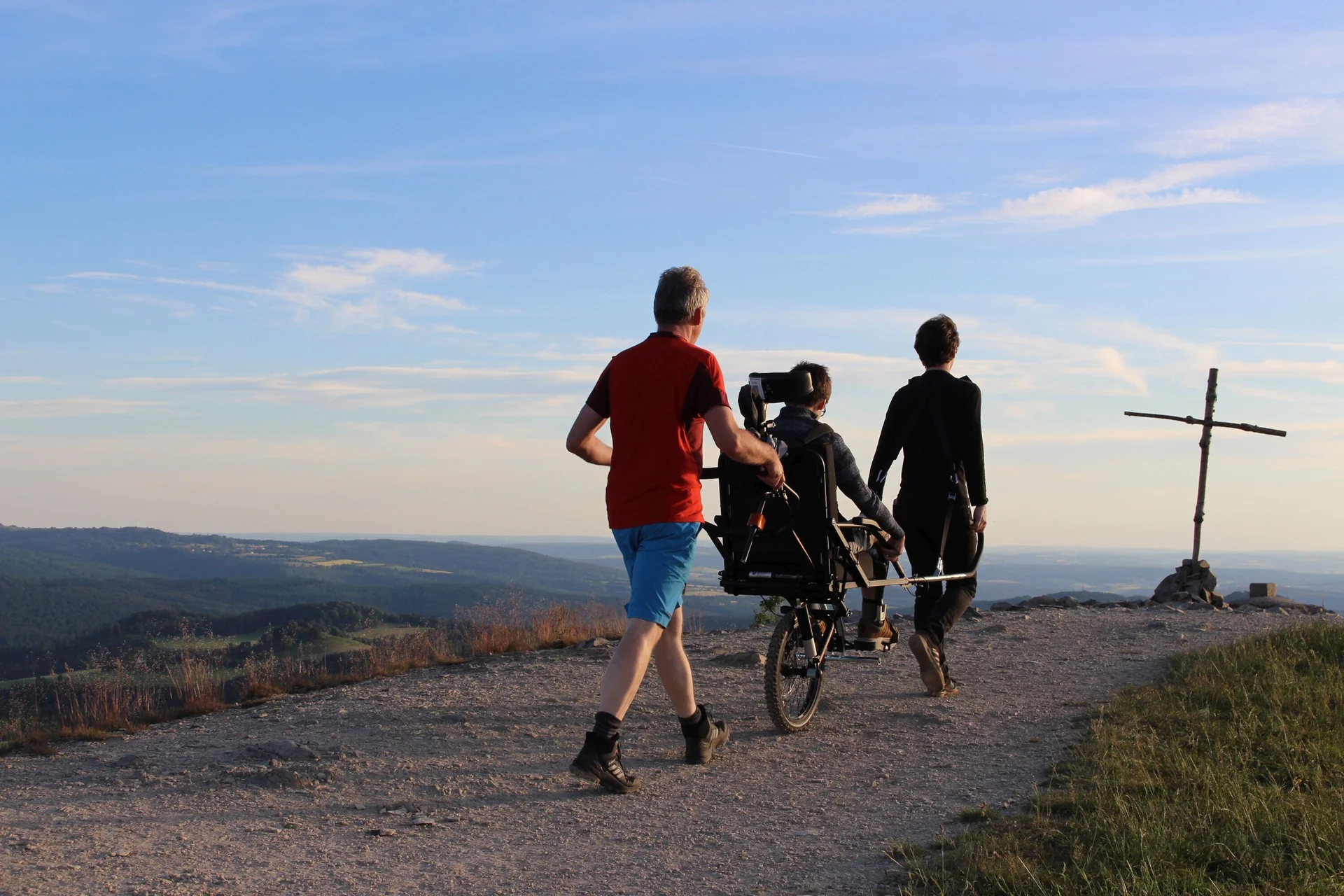 Einsatz Joelette | © DAV Sektion Fulda