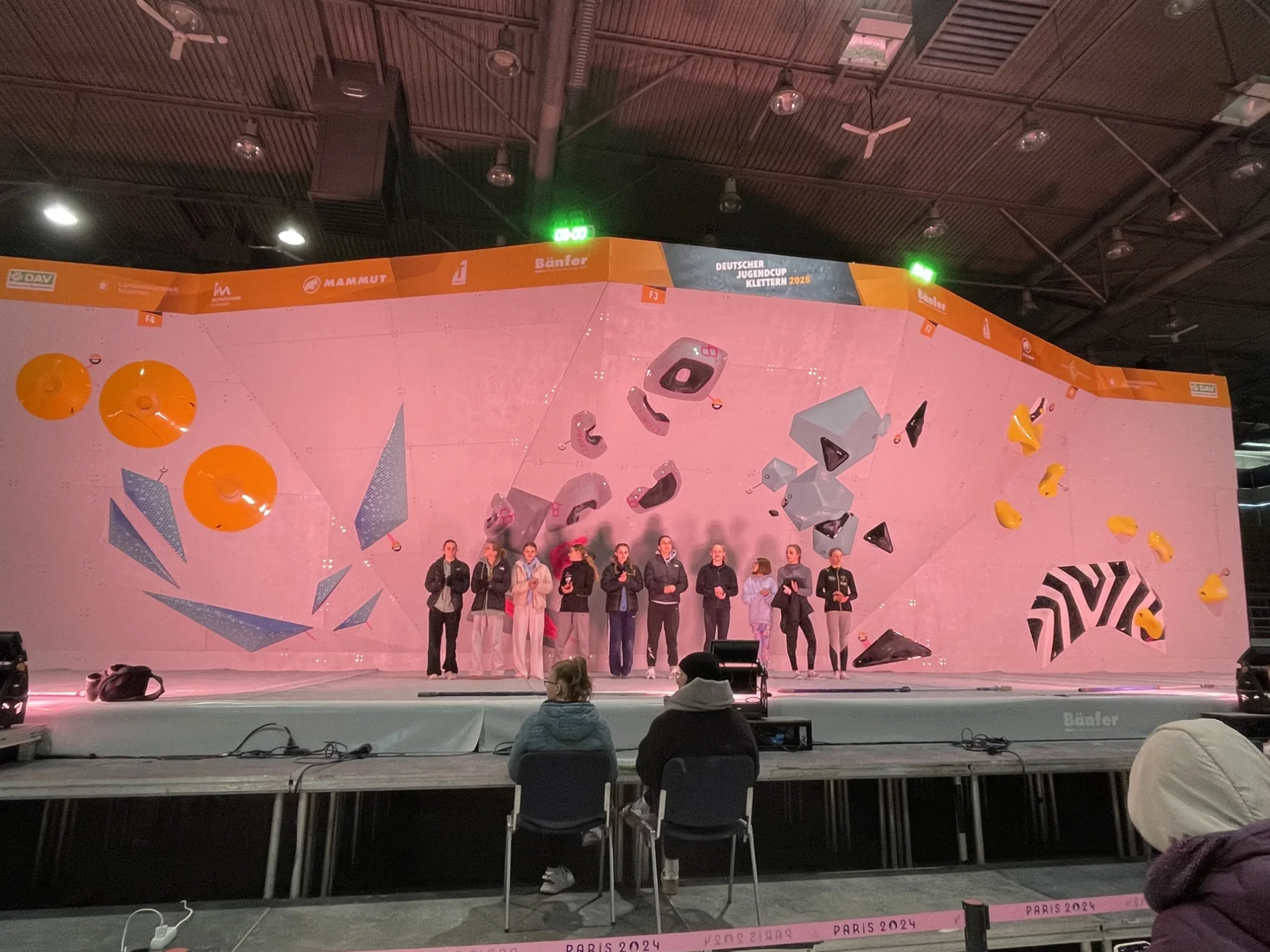 Präsentation der Finalteilnehmerinnen | © DAV Sektion Fulda