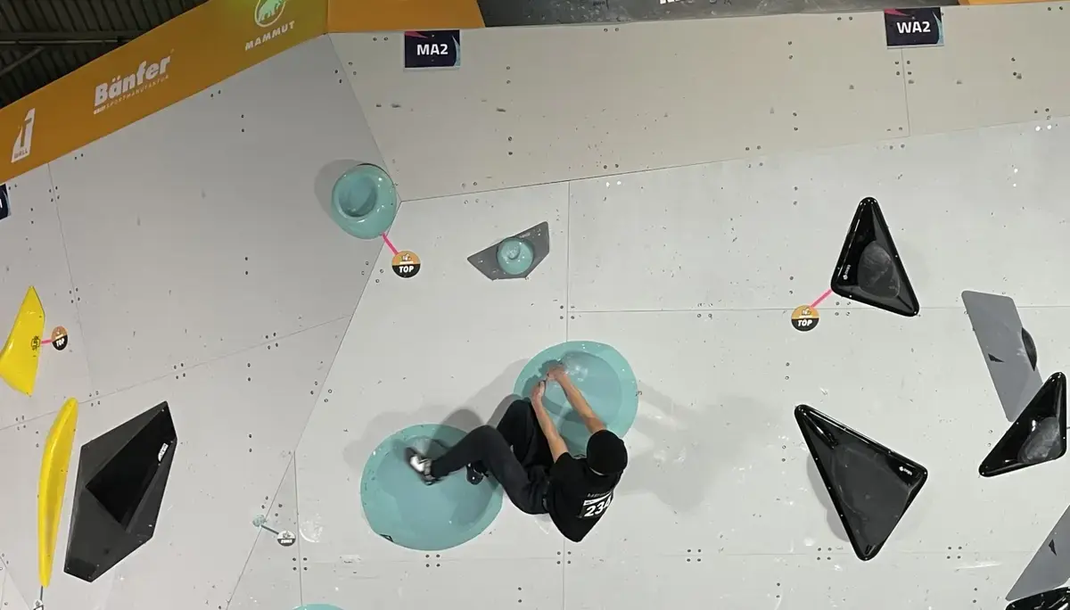 Starke Leistung von Hannes: nur der Top-Zug fehlte | © DAV Sektion Fulda