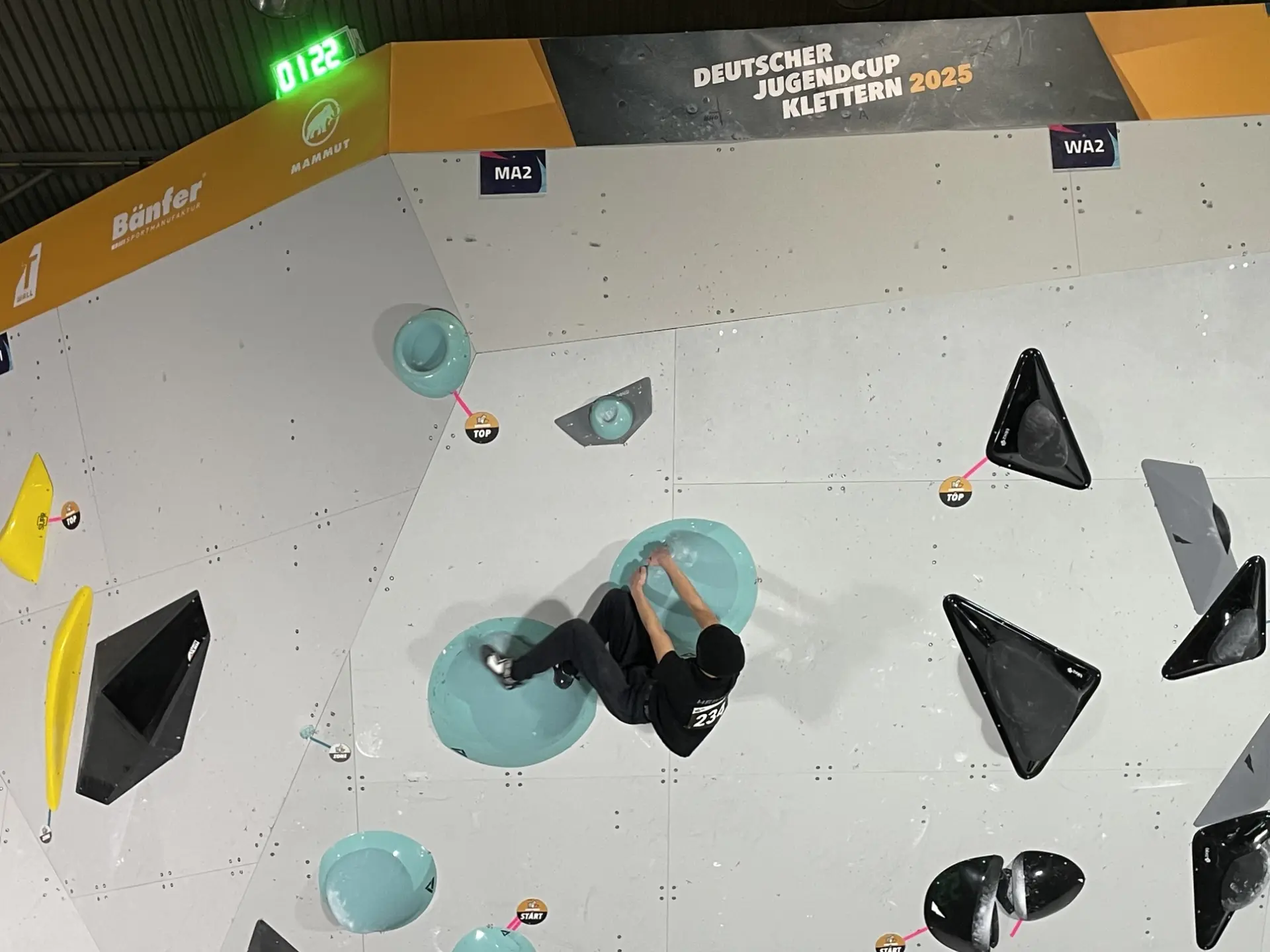 Starke Leistung von Hannes: nur der Top-Zug fehlte | © DAV Sektion Fulda