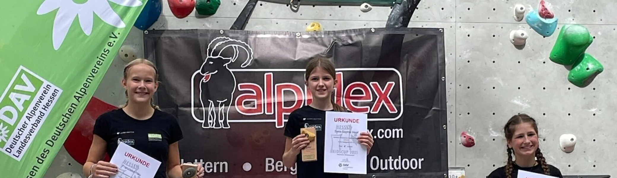 Podestplätze Speedmeisterschaft Darmstadt | © DAV Sektion Fulda