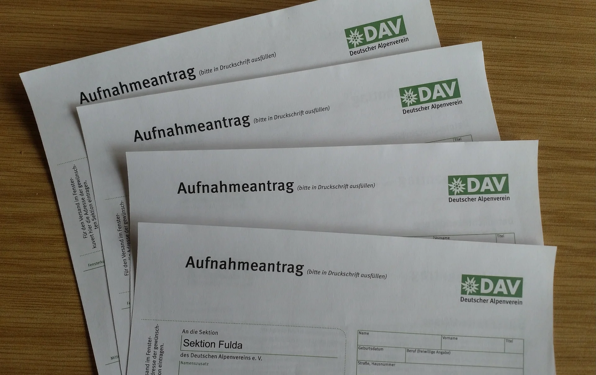 DAV Sektion Fulda Aufnahmeantrag | © DAV Sektion Fulda DAV Sektion Fulda Aufnahmeantrag | © DAV Sektion Fulda