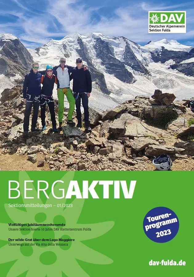 Titel BergAktiv 012023 | © DAV Sektion Fulda