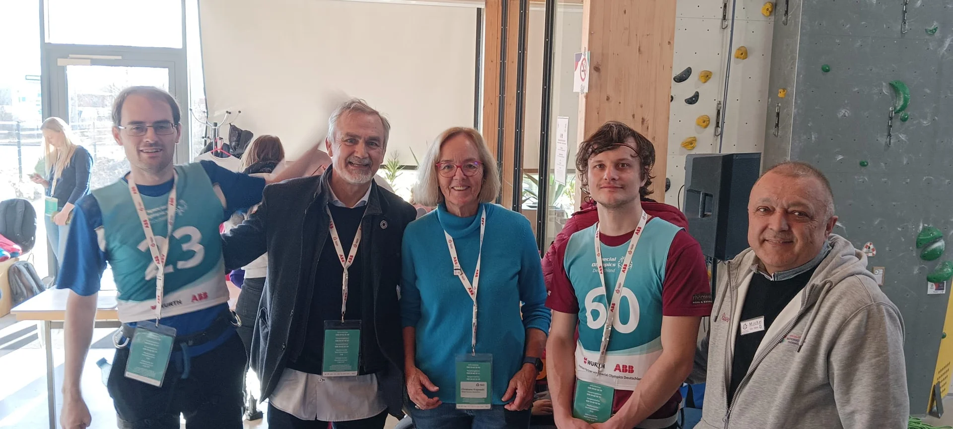 Gratulation bei den SOD Winterspielen | © DAV Sektion Fulda