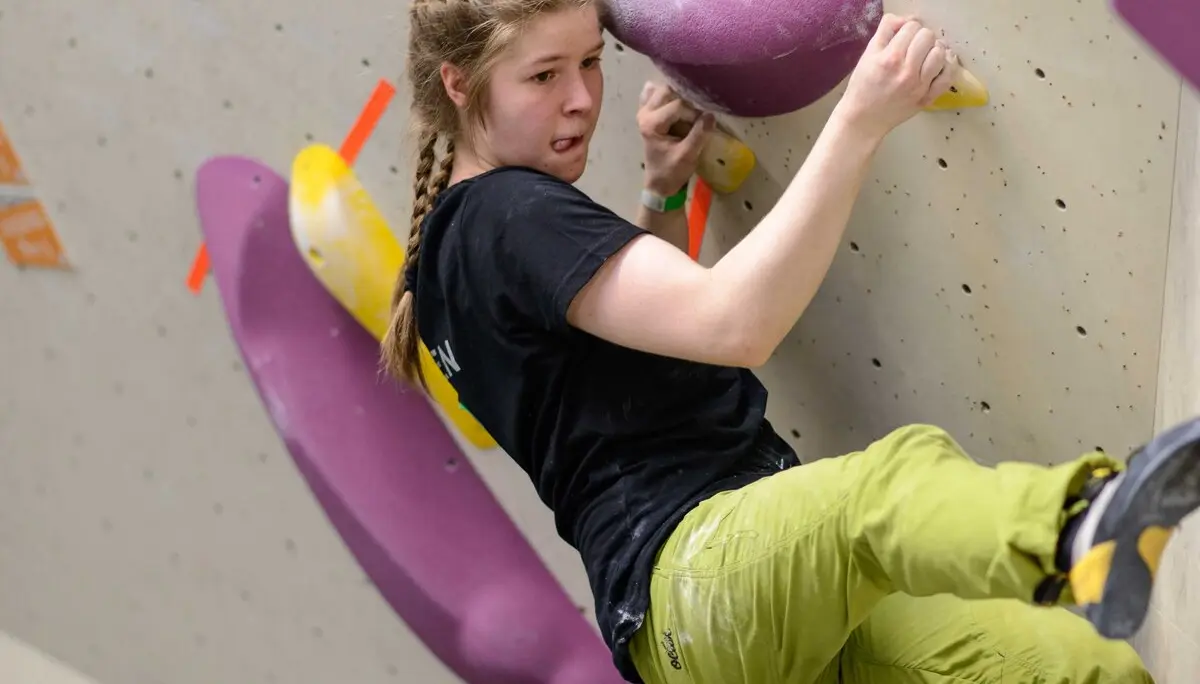 Offene Hessische Bouldermeisterschaften Amelie Winterling | © DAV Sektion Fulda