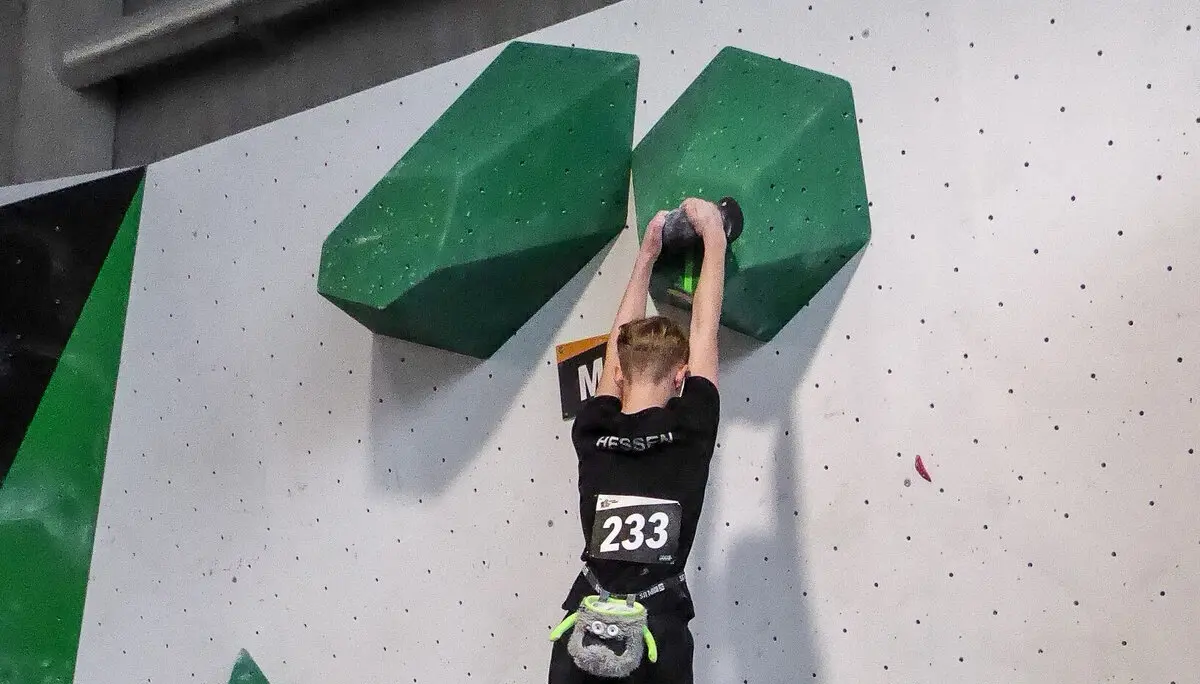 Hannes Leinweber beim 2. Deutschen Jugend Cup | © DAV Sektion Fulda