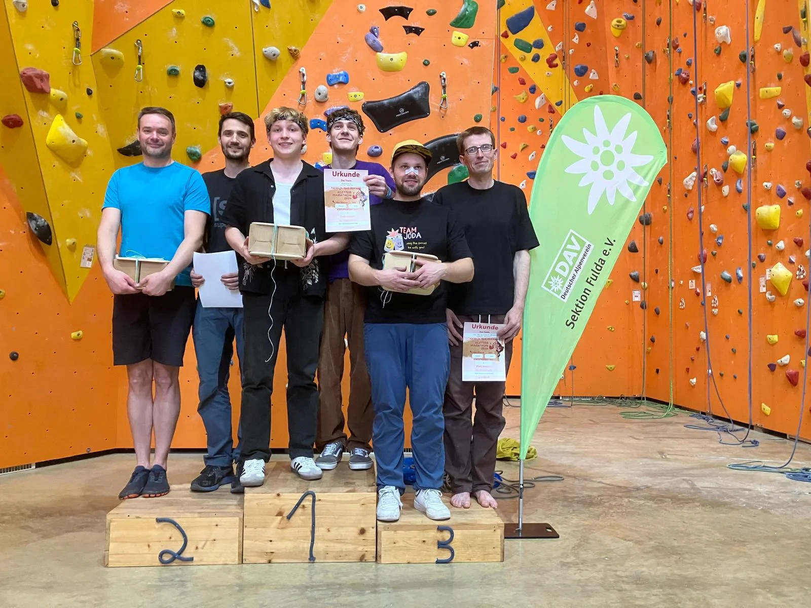 Klettermarathon Herren-Wertung | © DAV Sektion Fulda
