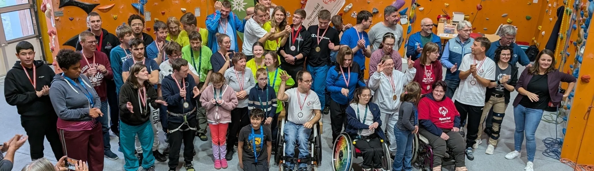 SODHE Kletterwettkampf_Gruppenbild Teilnehmende | © DAV Sektion Fulda