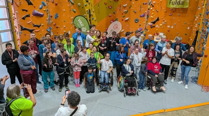 SODHE Kletterwettkampf_Gruppenbild Teilnehmende | © DAV Sektion Fulda