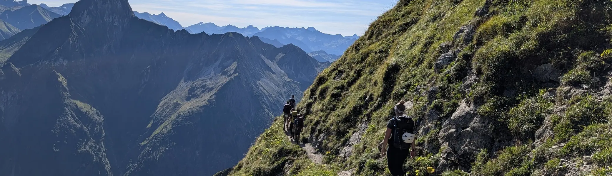 Unterwegs auf der Tour "Alpine Grate im Allgäu" | © DAV Sektion Fulda