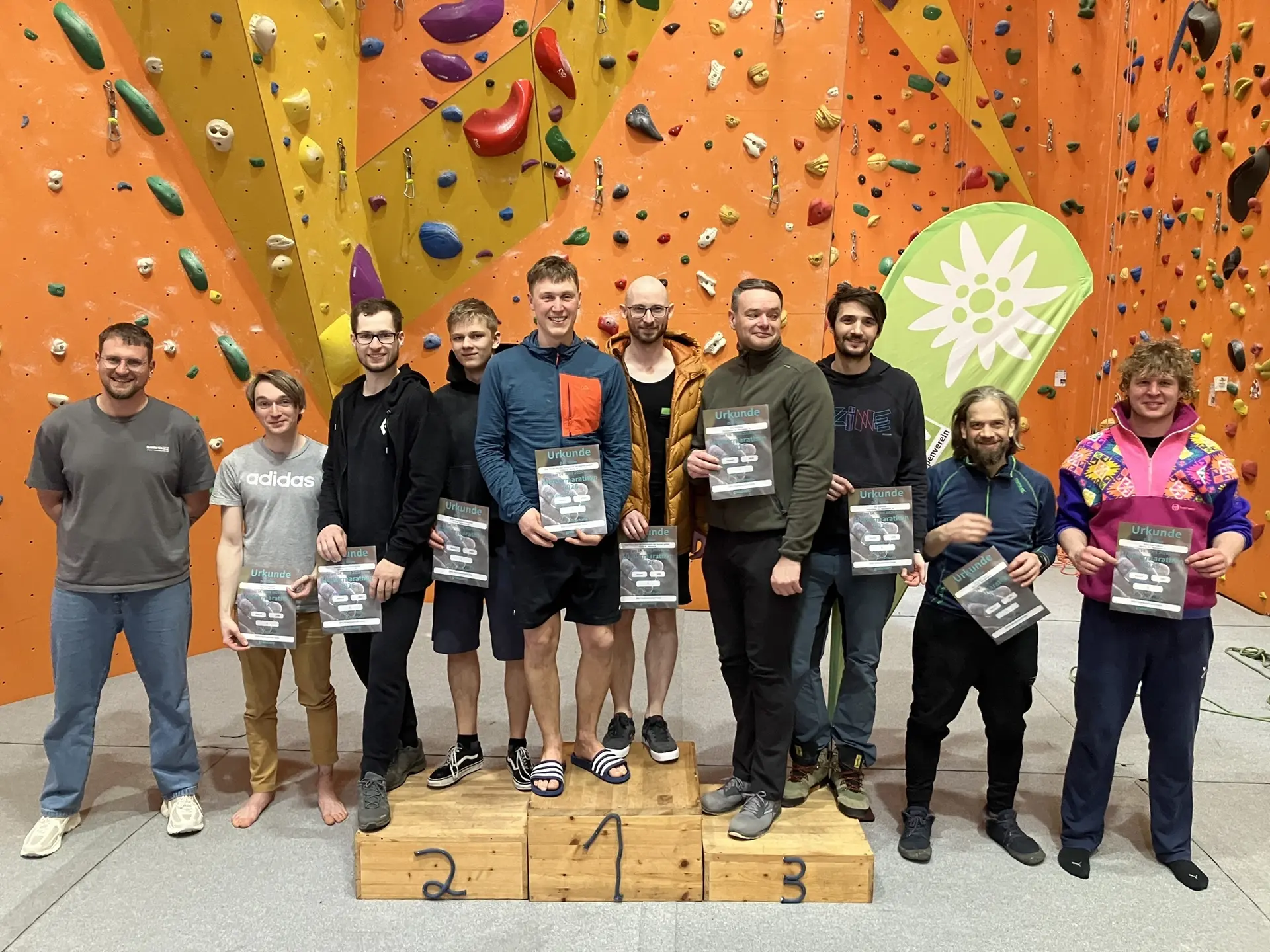 Klettermarathon 2026 - Herrenwertung | © DAV Sektion Fulda