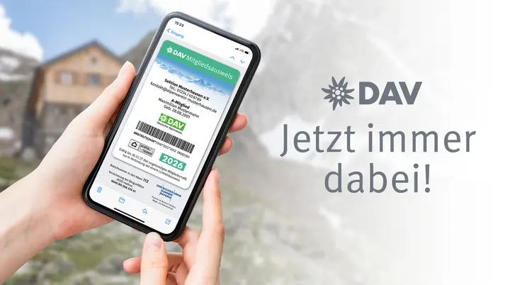 Digitaler Mitgliedsausweis | © DAV