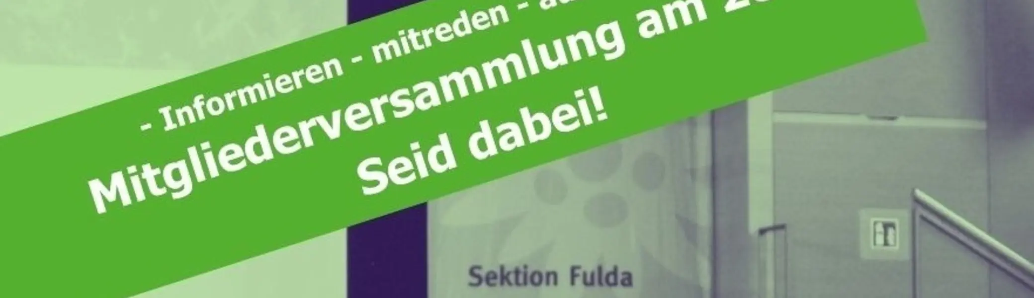 Erinnerung Mitgliederversammlung | © DAV Sektion Fulda