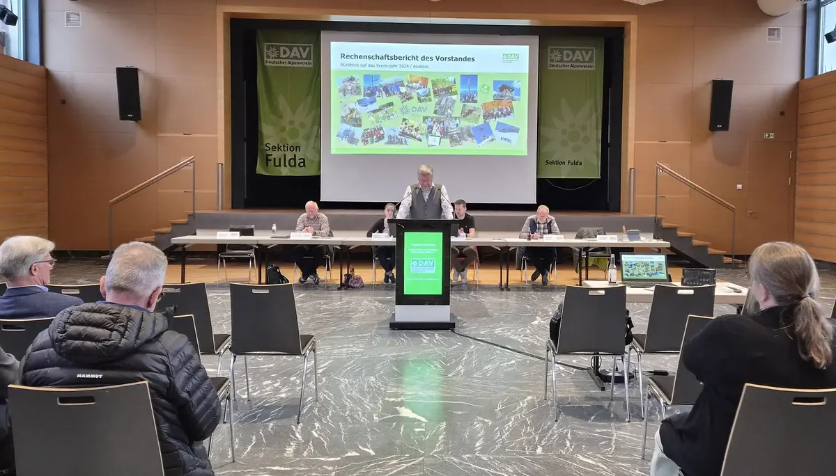 Mitgliederversammlung DAV Sektion Fulda - Rechenschaftsbericht des Vorstandes | © DAV Sektion Fulda