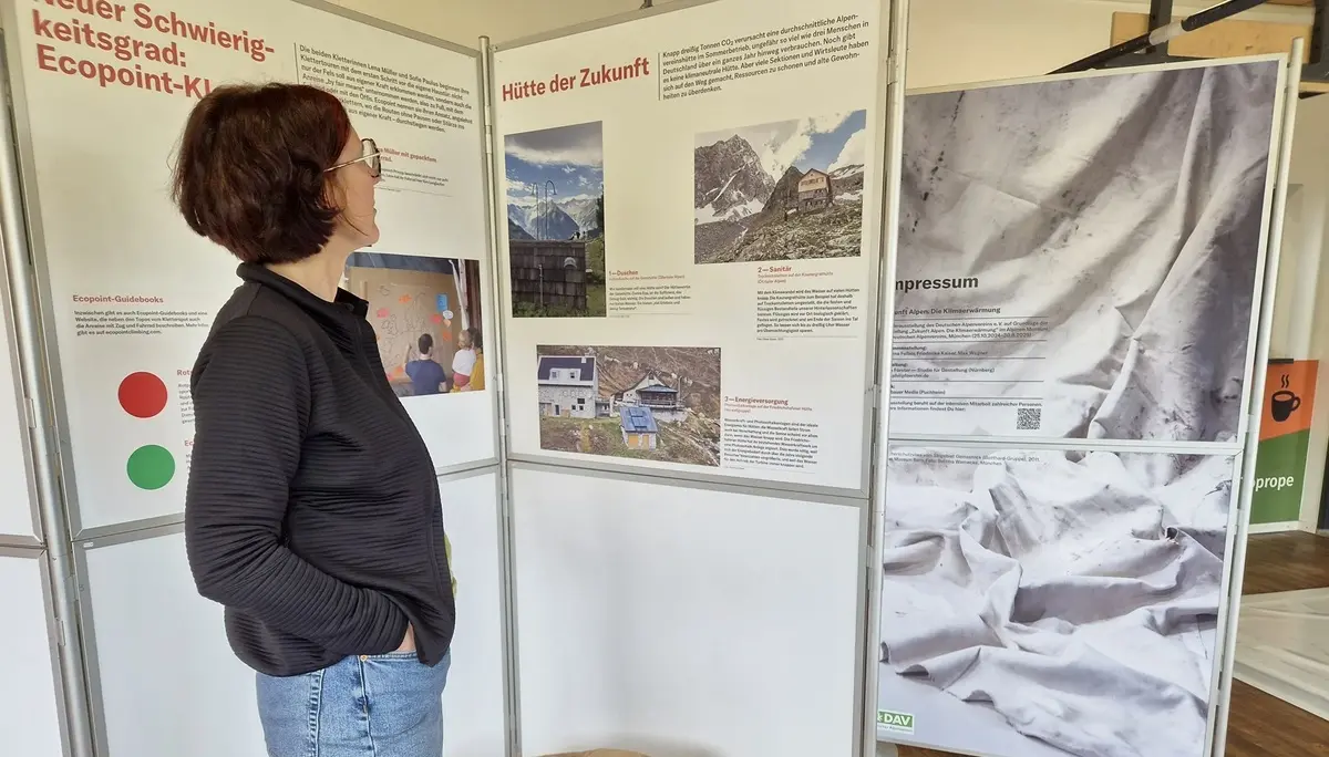 DAV Wanderausstellung Zukunft Alpen | © DAV Sektion Fulda