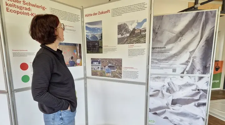 DAV Wanderausstellung Zukunft Alpen | © DAV Sektion Fulda