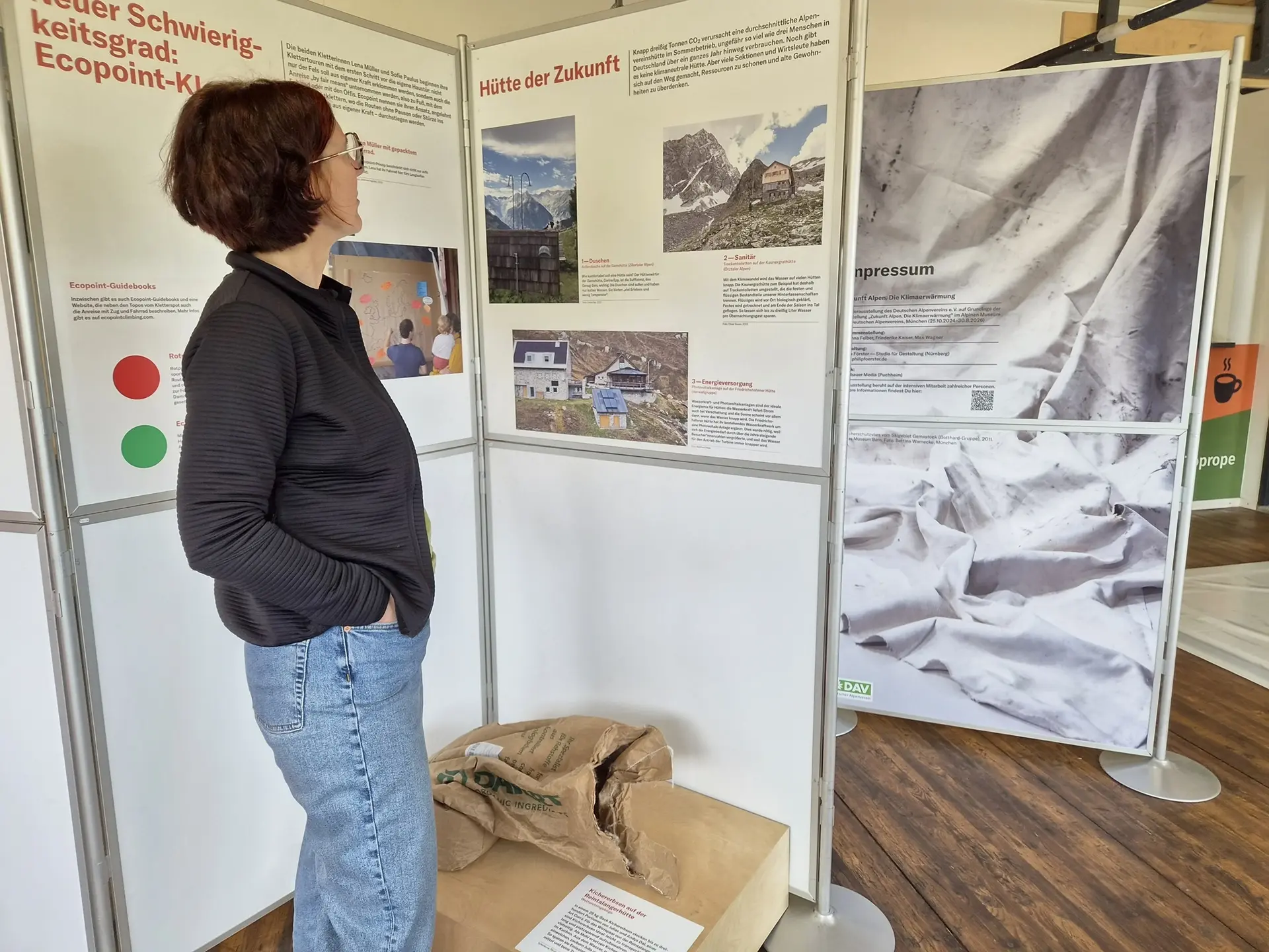 DAV Wanderausstellung Zukunft Alpen | © DAV Sektion Fulda