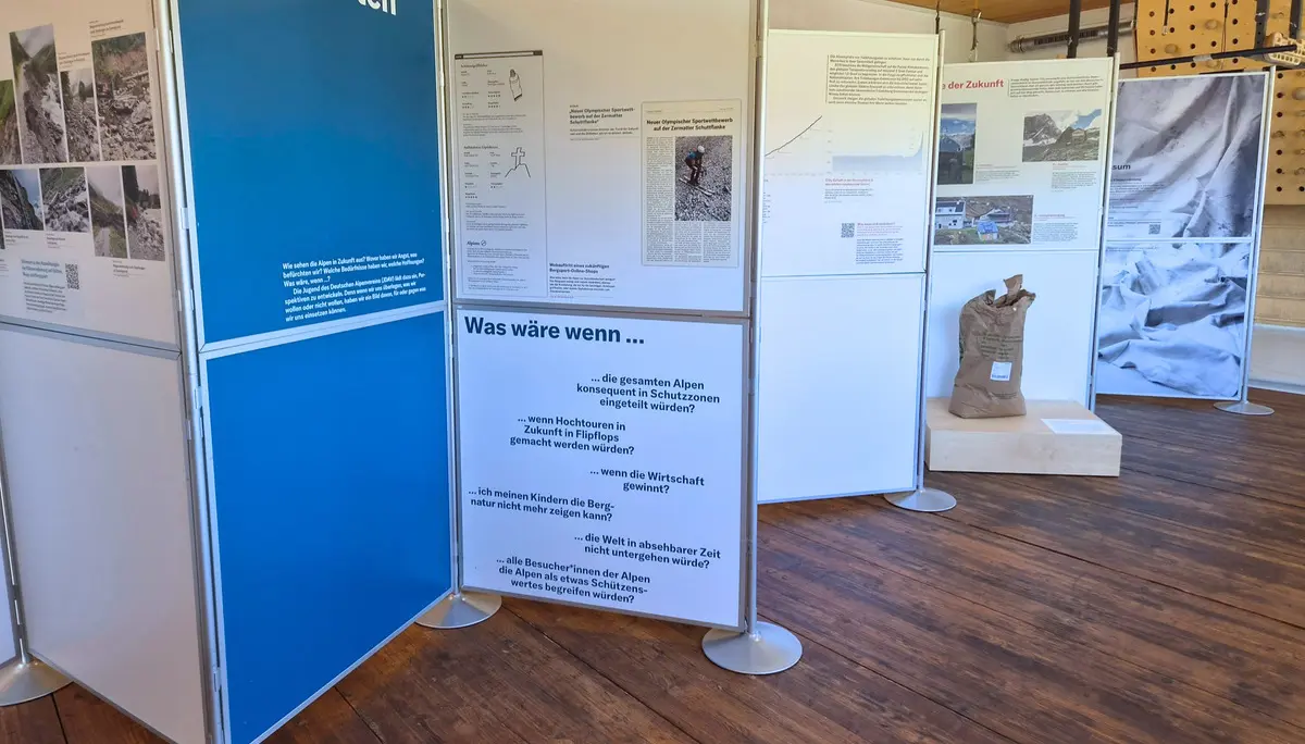 DAV Wanderausstellung Zukunft Alpen | © DAV Sektion Fulda