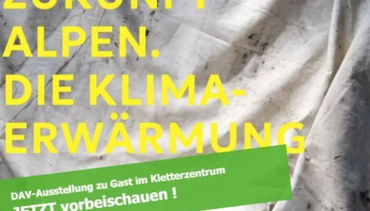 DAV Wanderausstellung Zukunft Alpen_Plakat | © Deutscher Alpenverein