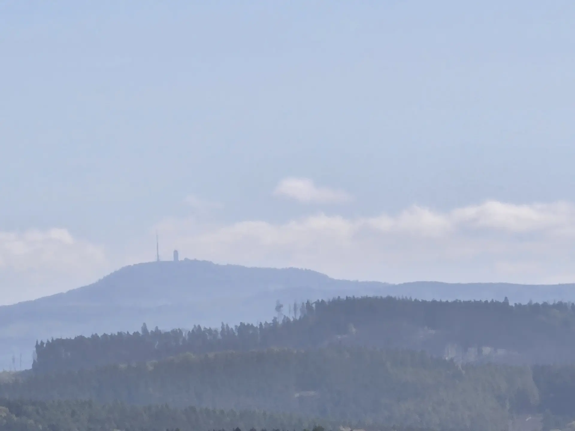 Fast Hiking, Blick zum Inselsberg | © DAv Sektion Fulda