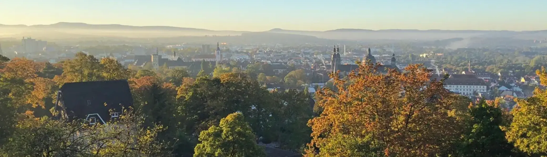 FastHiking Tour Kraftplätze Blick auf Fulda | © DAV Sektion Fulda, Hartmut Schwab