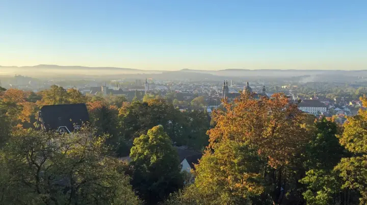 FastHiking Tour Kraftplätze Blick auf Fulda | © DAV Sektion Fulda, Hartmut Schwab