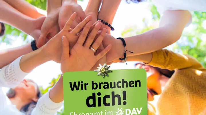 Wir brauchen Dich-Motiv | © Deutscher Alpenverein e.V.