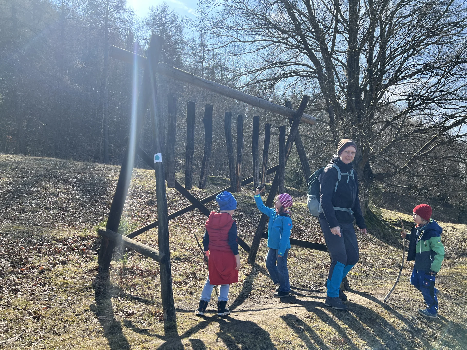 DAV Familiengruppe auf dem Hexenpfad_a | © DAV Sektion Fulda