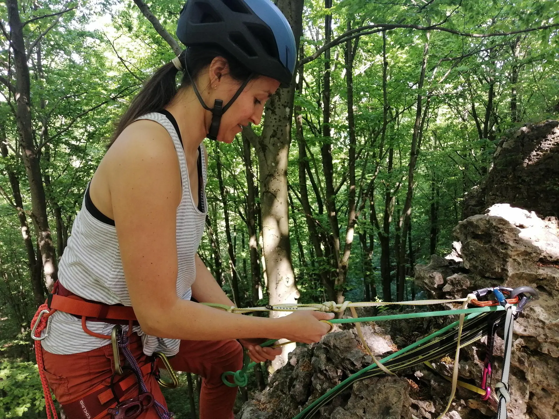 DAV Kletterschein Outdoor, Fränkische 2022 | © DAV Fulda