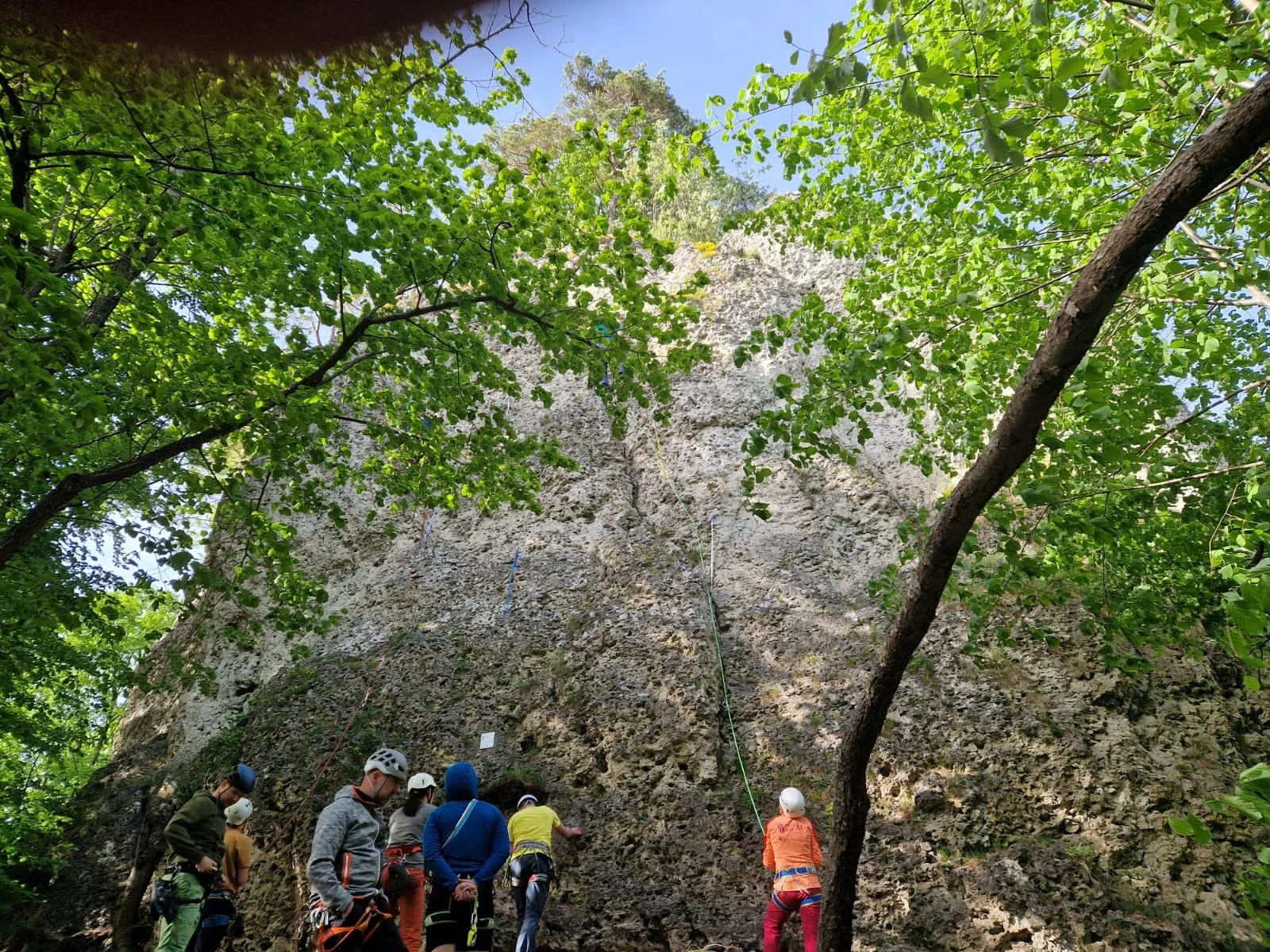 DAV Kletterschein Outdoor, Fränkische 2022 | © DAv Fulda