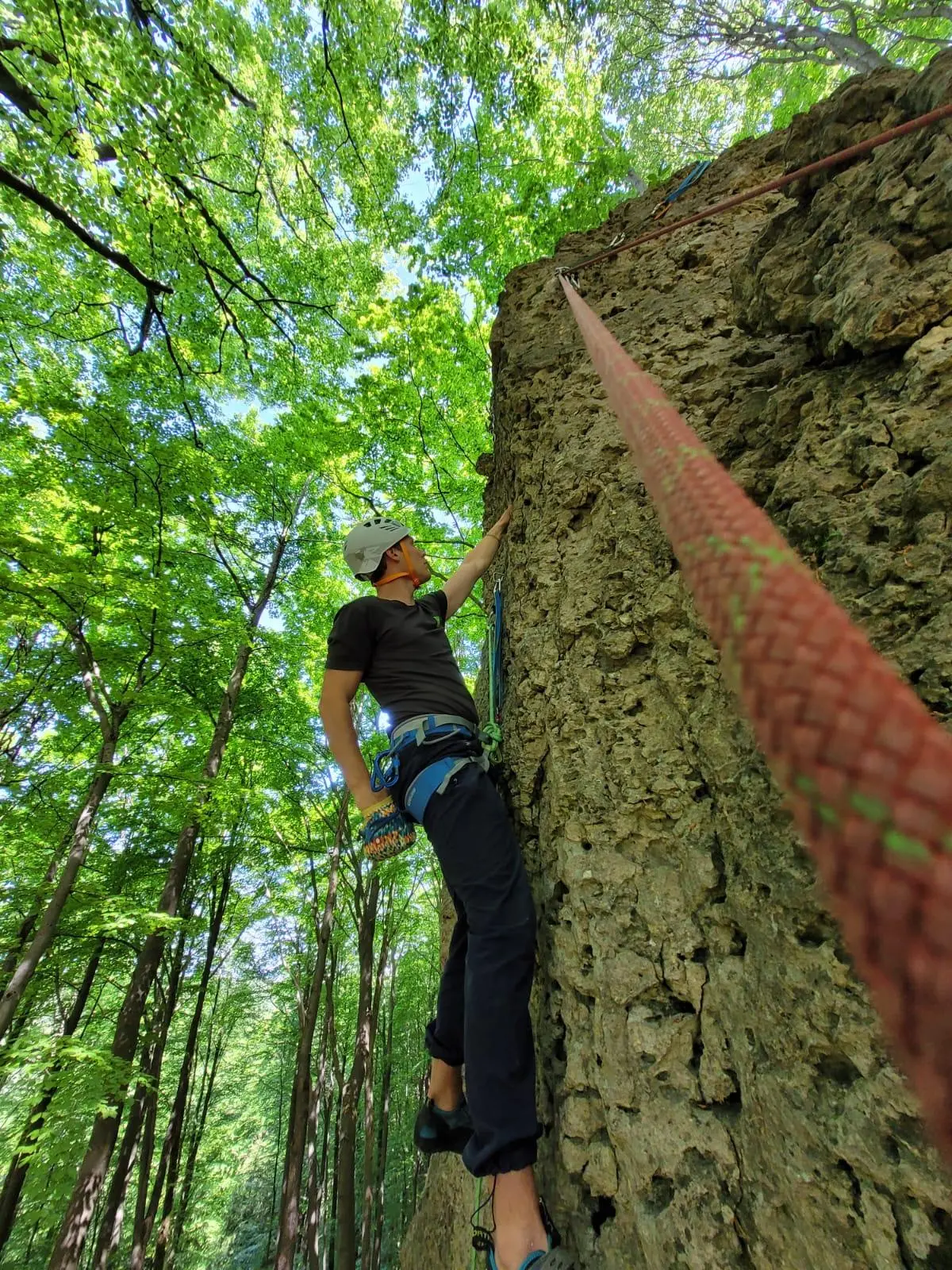 DAV Kletterschein Outdoor, Fränkische 2022 | © DAV Fulda