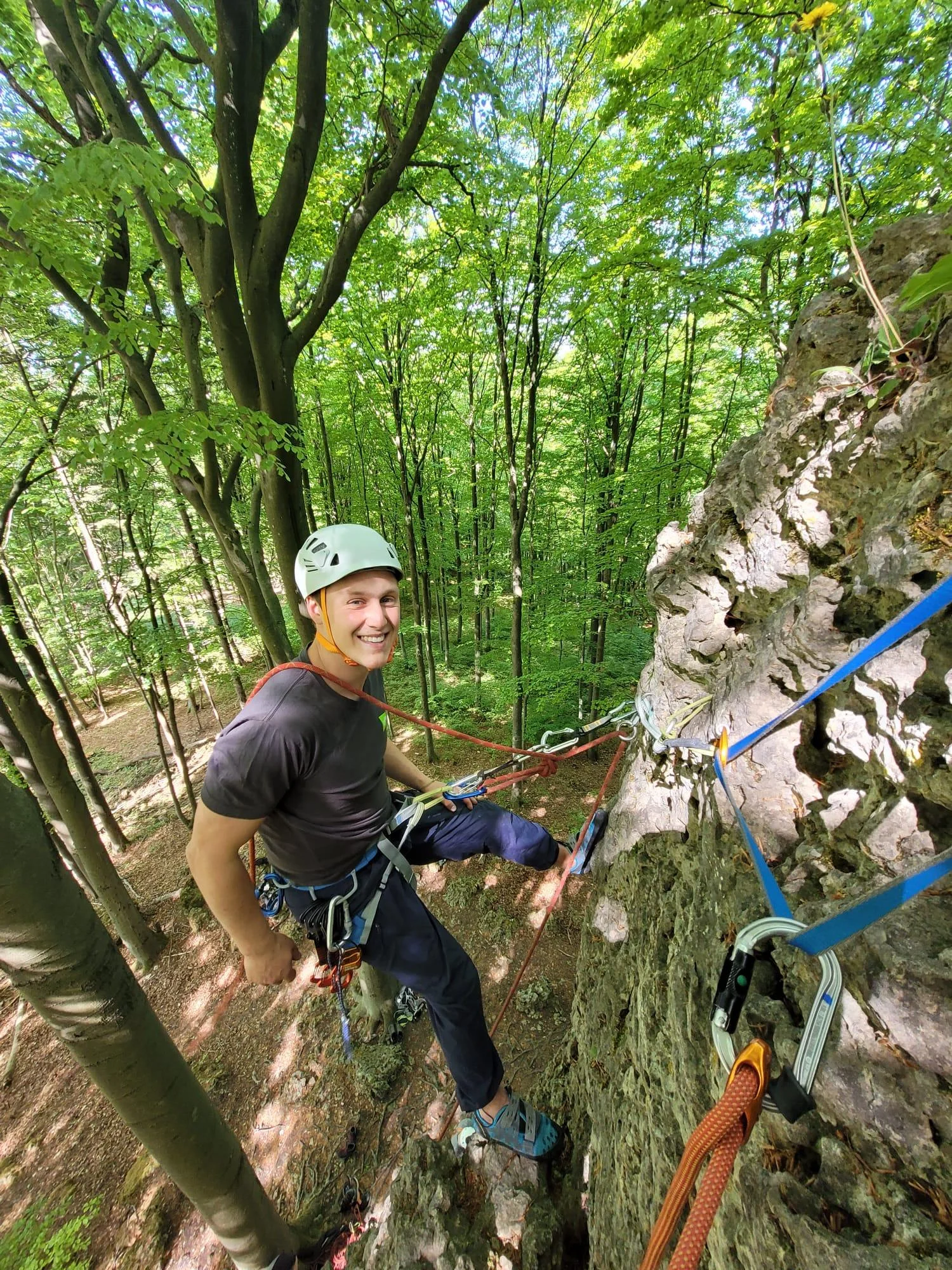 DAV Kletterschein Outdoor, Fränkische 2022 | © DAV Fulda